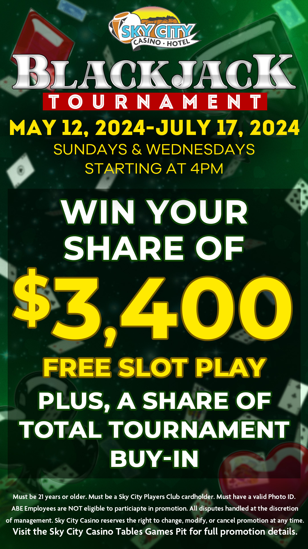 Blackjack Tournament 2024 – Sky City Casino