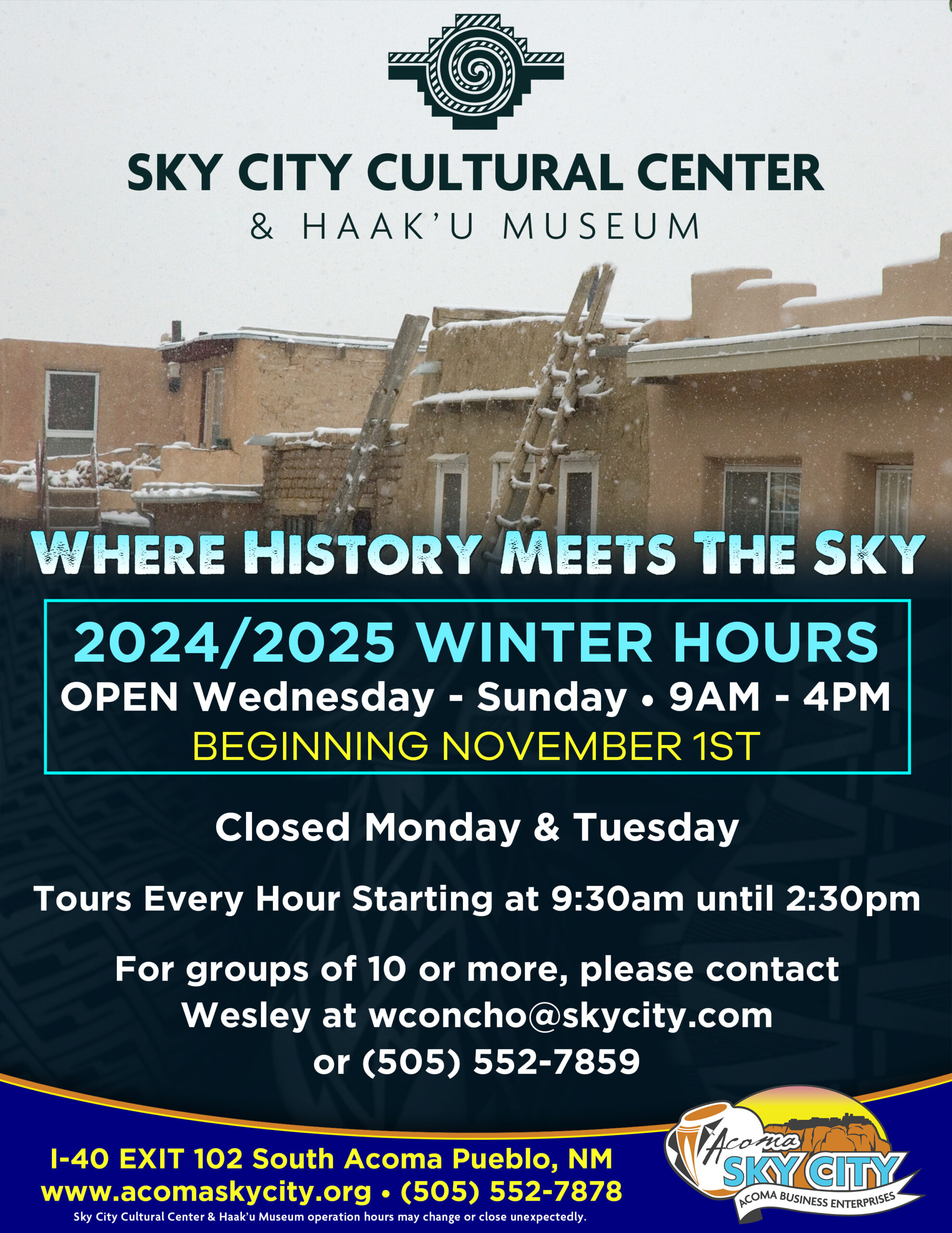 SCCC 2024-2025 FallWinter Hours