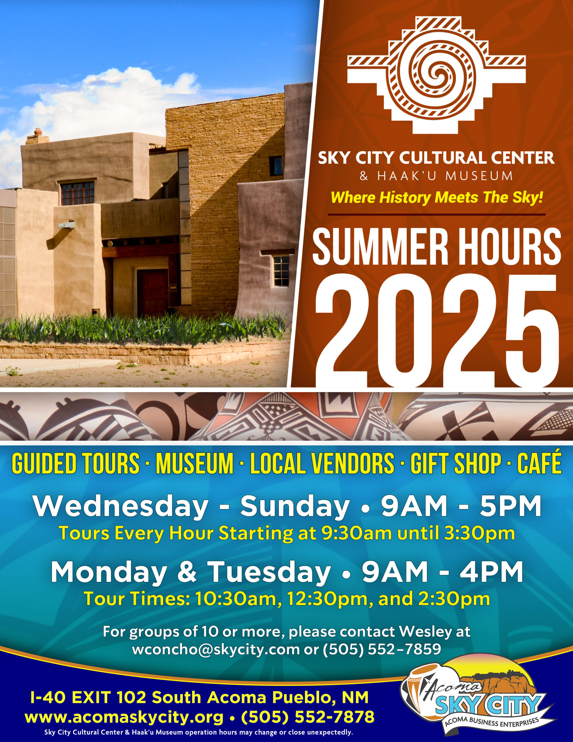 SCCC Summer Hours 2025 SCCC Summer Hours 2025