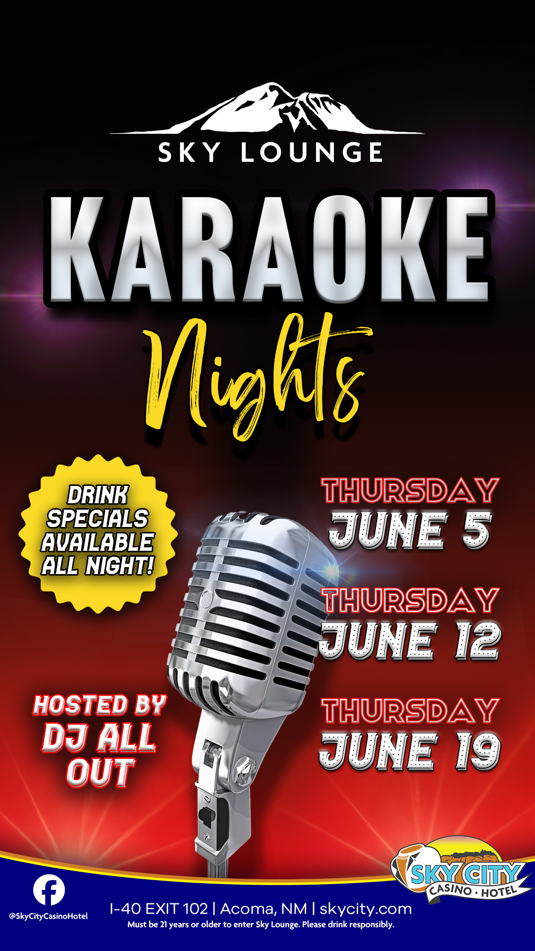 SL Karaoke Nights - June 2025 VS Vert